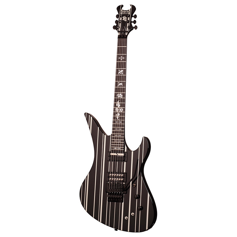 Schecter Synyster Custom-S - Guitare électrique - Black - Silver