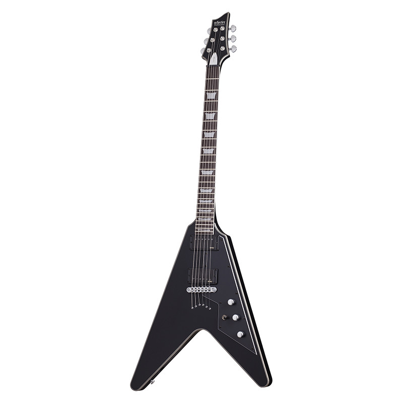 Schecter V-1 Platinum - Guitare électrique - Satin Black