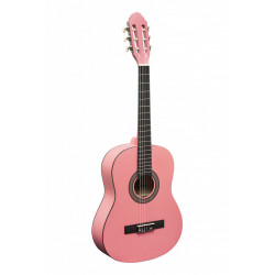 Stagg C430 M RED - Guitare class.3/4 tilleul rose