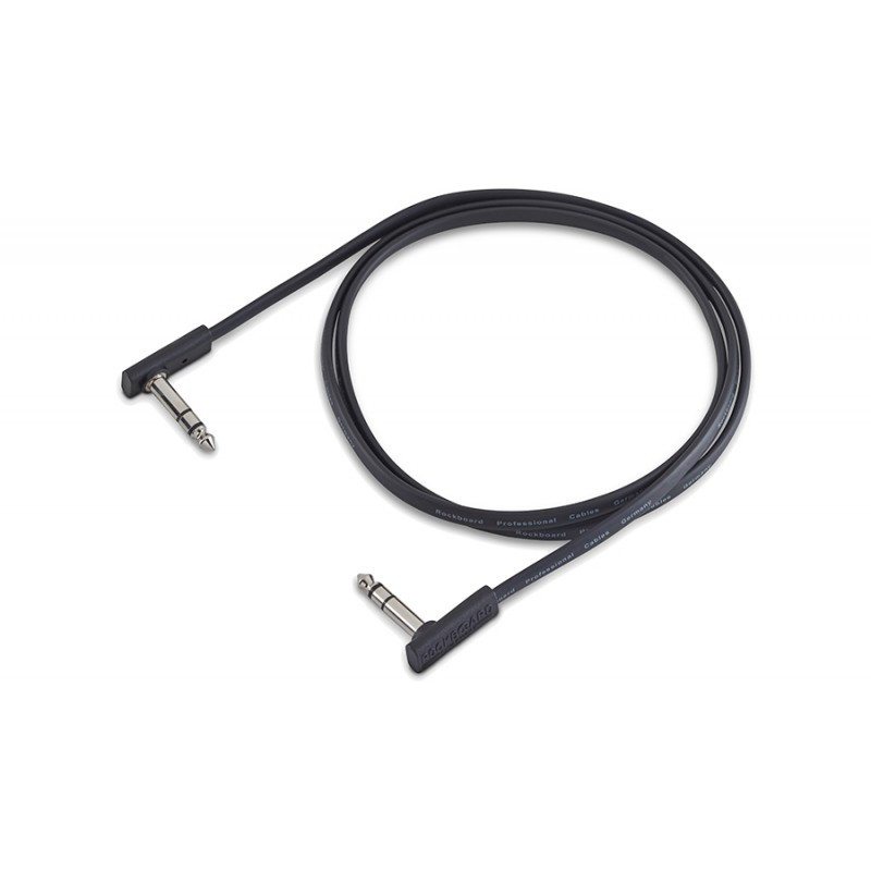 RockBoard Cable plat TRS 120 cm- Noir