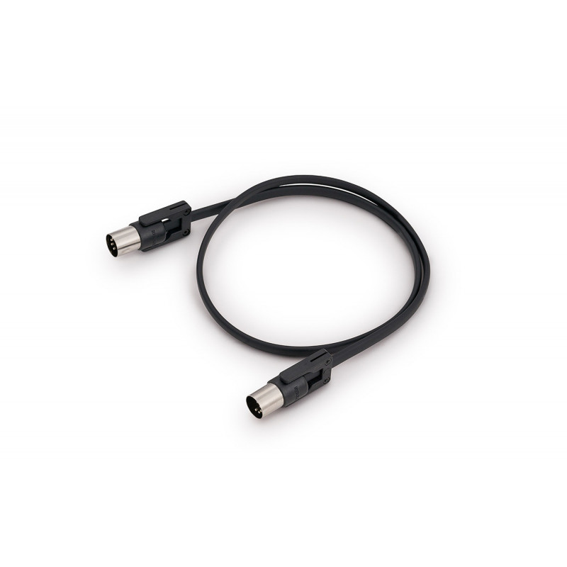 RockBoard Câble MIDI FlaX Plug - 60 cm - Noir