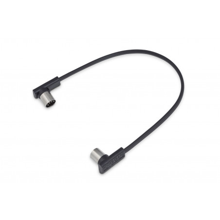 RockBoard Câble MIDI plat - 30 cm - Black