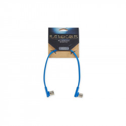 RockBoard Câble MIDI plat - 30 cm - Blue