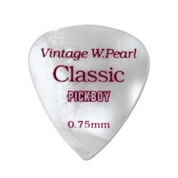 10 Mediators PickBoy GP-14 - Vintage Pearl - 0,75 mm (copie)