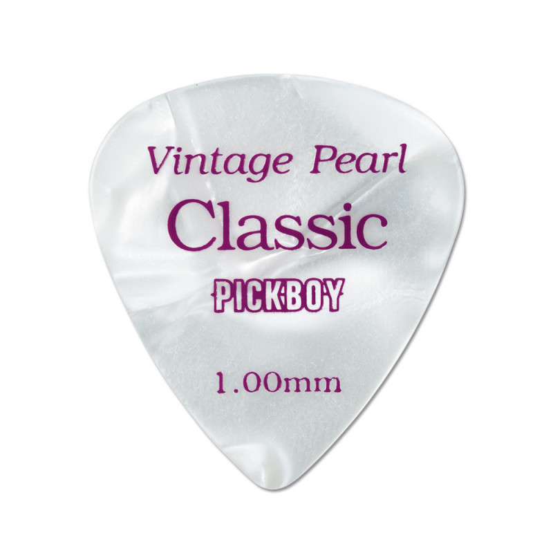 10 Mediators PickBoy GP-14 - Vintage White Pearl - 1,00 mm