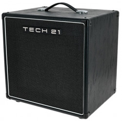 Tech21 EX112-BK Cab - Enceinte pour guitare et basse - 1x12 - 100W - grille bleue