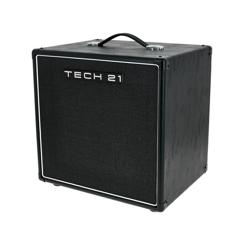 Tech21 EX112-BK Cab - Enceinte pour guitare et basse - 1x12 - 100W - grille bleue