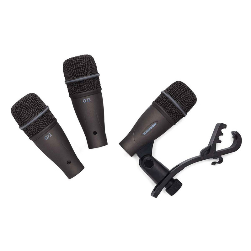 Samson DK703 - Pack 3 microphones dynamiques pour batterie - en étui