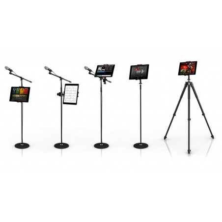 IK Multimedia iKlip 3 Deluxe - support tablette pour tablette - fixation sur sur stand microphone et trépied vidéo