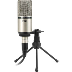 IK Multimedia iRig Mic Studio XLR - Micro large diaphragme à connexion XLR