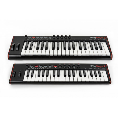 IK Multimedia iRig Keys 2 - Clavier/Contrôleur MIDI universel avec 37 touches miniatures