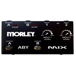 Morley ABY MIX MIXER/COMBINER - Pédale de routing - noire