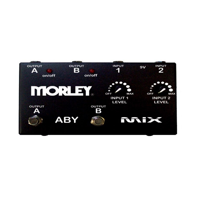Morley ABY MIX MIXER/COMBINER - Pédale de routing - noire