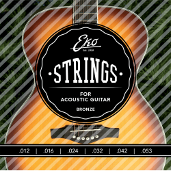 Eko  ACB1253M - Cordes Guitare Acoustique Bronze MEDIUM 12-53