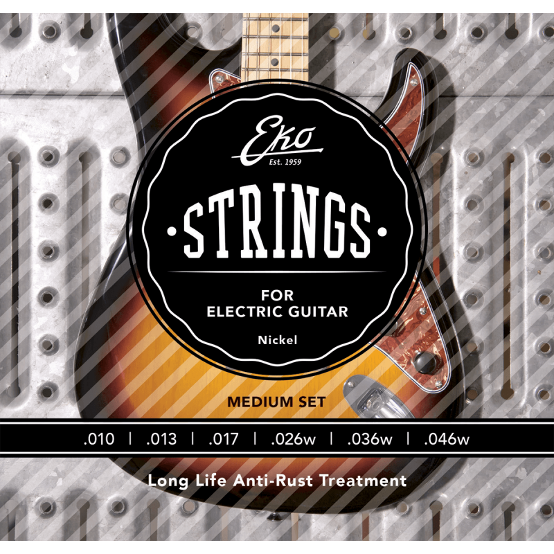 Eko  EL1046R - Cordes Guitare Electrique 10-46 REGULAR