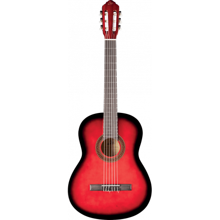 Eko  CS10-RED - Guitare classique 4/4 Red Burst