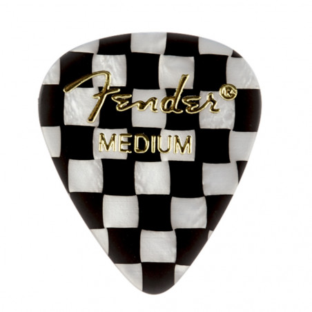 Fender 351 shape  Checker - Medium - pack de 12 Médiators