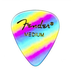 Fender 351 shape  Rainbow - Medium - pack de 12 Médiators