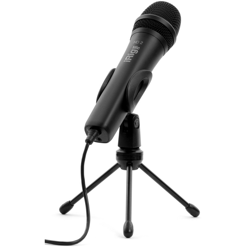 IK Multimedia iRig Mic HD2 - Microphone USB pour iOS, Android, Mac et PC - noir IK Multimedia iRig Mic HD2 - Microphone USB pour iOS, Android, Mac et PC - noir