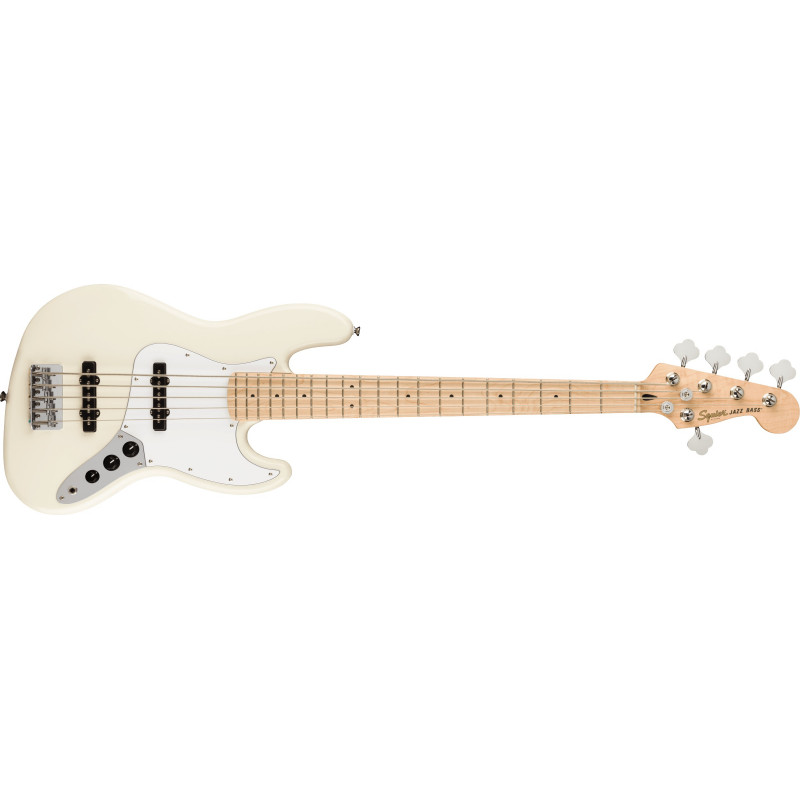Squier Affinity Series Jazz Bass V - 5 cordes - Olympic White