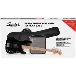 Squier Pack Affinity Series Precision Bass PJ - Black