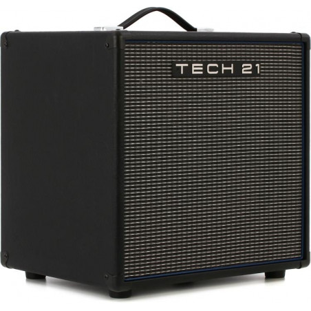 Tech21 EX112-BL Cab - Enceinte pour guitare et basse - 1x12 - 100W - grille bleue