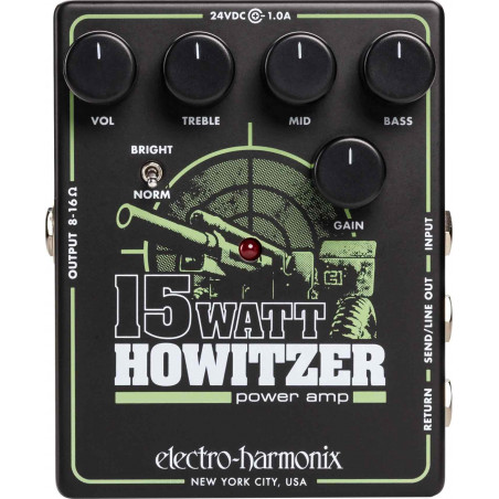Electro-Harmonix 15 watts Howitzer - Préampli guitare