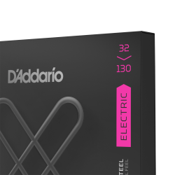 D'Addario XTB32130 - jeu de 6 cordes XT, guitare basse,  acier plaqué nickel, Regular Light, 32-130
