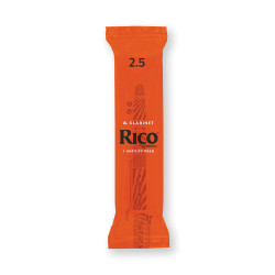 D'Addario RCA0125-B25 - Anches clarinette si bémol Rico, force 2,5, 25 anches