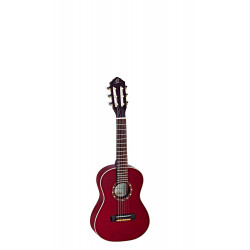 Ortéga R121-14WR - Guitare classique 1/4 - Bordeaux (+ housse)