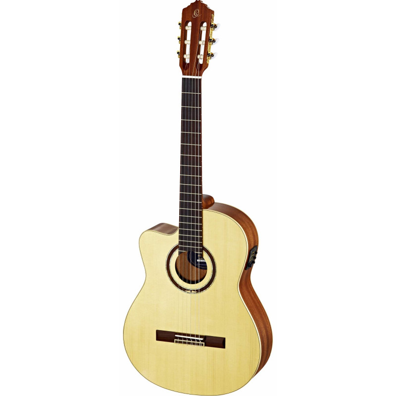 Ortéga RCE138SNL - Guitare électro-classique gaucher - Naturel brillant (+housse)