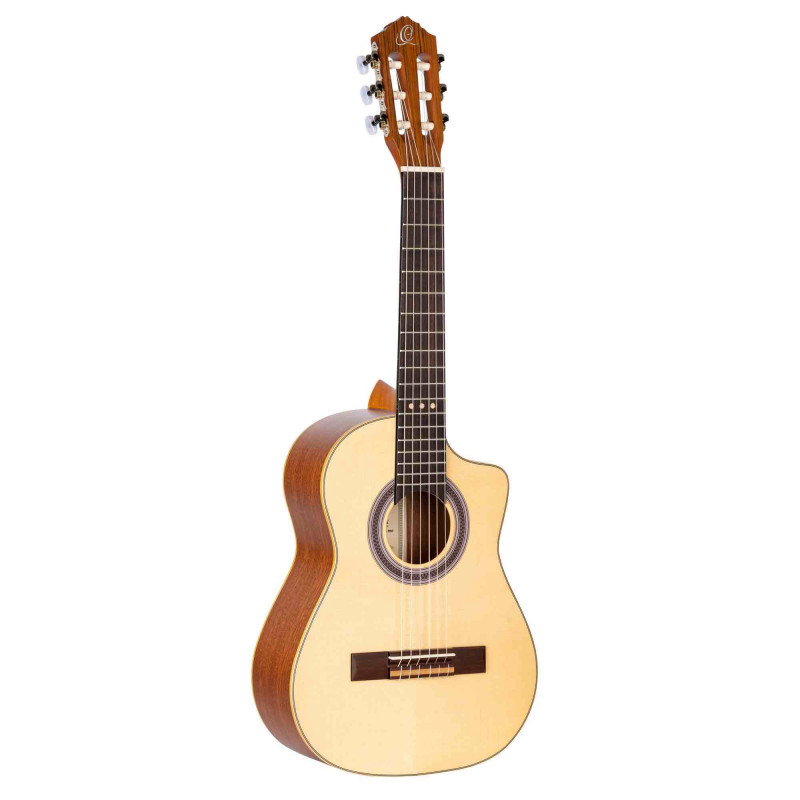 Ortéga RQ38 - Guitare classique épicéa Requinto diapason 535 mm - Naturel satiné