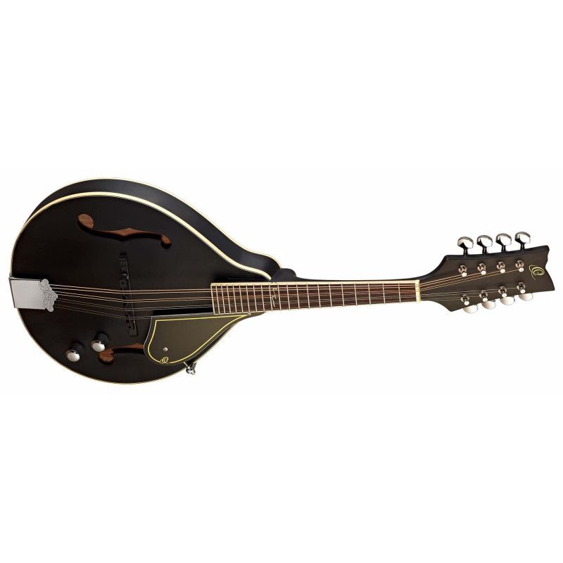 Ortéga RMAE40SBK - Mandoline électro-acoustique style A - Noir satiné (+housse)