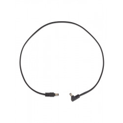 RockBoard Câble d'alimentation plat coudé/droit - 60 cm - Black