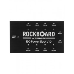 RockBoard Power Block ISO 10 prises de 9 a 18v, boitier d'alimentation isolé