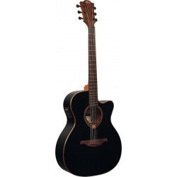 Lâg - T118ACE-BLK Tratomane Auditorium Cutaway Electro Black