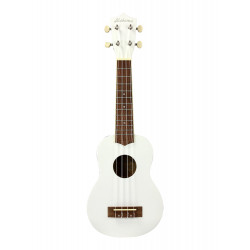 Alabama FZU-003WH - Ukulele Soprano - Blanc (+ housse)