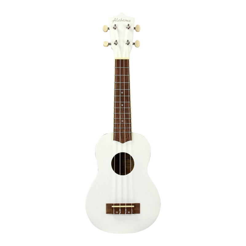 Alabama FZU-003WH - Ukulele Soprano - Blanc (+ housse)