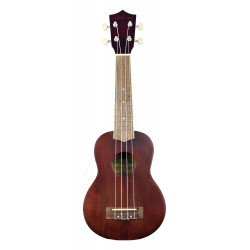 Alabama FZU-003CH - Ukulele Soprano - Chocolat (+ housse)