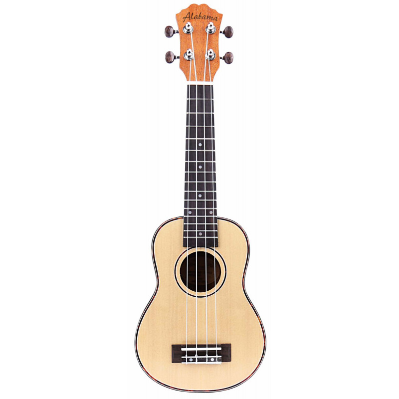 Alabama FZU-07SWD - Ukulele Soprano - Naturel (+ housse)