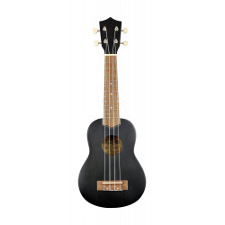 Alabama FZU-003BK - Ukulele Soprano - Noir (+ housse)