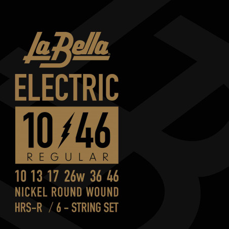 Labella HRS-R - Jeu de cordes guitare électrique regular - 10-46
