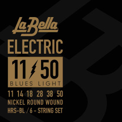 Labella HRS-BL - Jeu de cordes guitare électrique blues light - 11-50