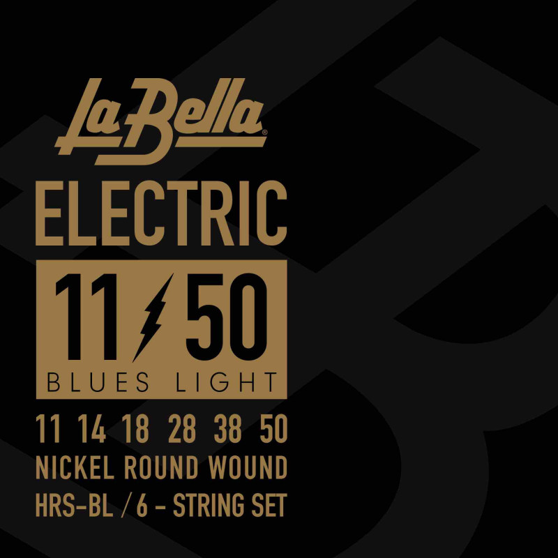 Labella HRS-BL - Jeu de cordes guitare électrique blues light - 11-50