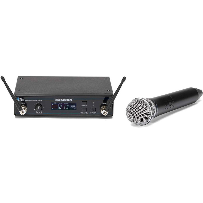Samson Concert 99 Handheld - Ensemble UHF micro main - bande de fréquence ''C'' (638-662 MHz) Samson Concert 99 Handheld - Ensemble UHF micro main - bande de fréquence ''C'' (638-662 MHz)