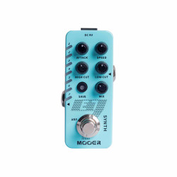 Mooer E7 SYNTH - Pédale synthétiseur guitare polyphonique - Bleu