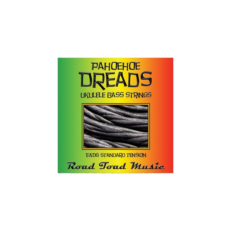 Kala RT-COLOR - Jeu de 4 cordes Road Toad U-Bass - Couleur rasta