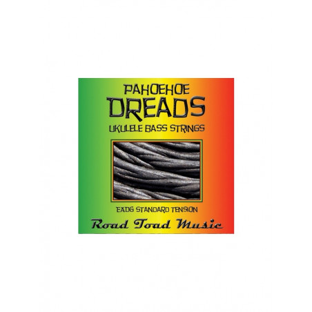 Kala RT-COLOR - Jeu de 4 cordes Road Toad U-Bass - Couleur rasta