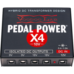 Voodoo Lab Pedal Power X4-18V - Alimentation multi-sorties