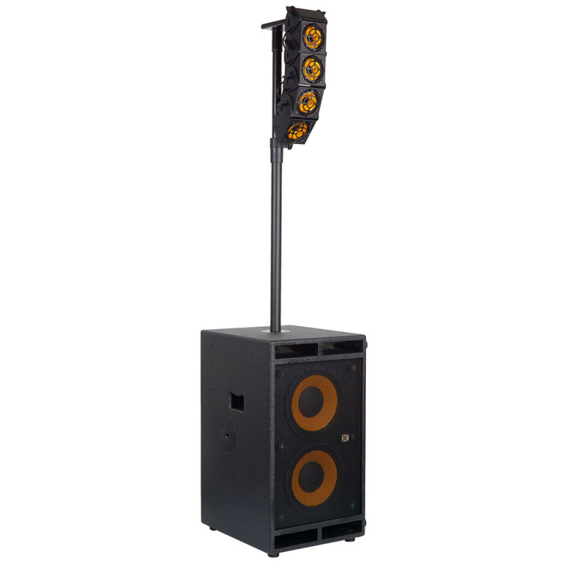 Markaudio AC System 1 - Système de sonorisation 2000W Peak - 1x subxoofer 2x10'' et un 4x satellites 4'' Markaudio AC System 1 - Système de sonorisation 2000W Peak - 1x subxoofer 2x10'' et un 4x satellites 4''